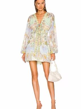 Alexis Tessie Printed Gauze Minidress